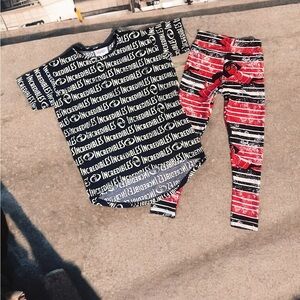 The Incredibles Lularoe girl’s outfit